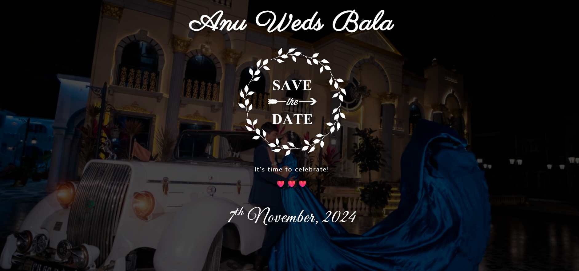Anulovesbala – Wedding Website